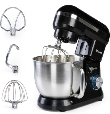 AGARO 1000 W Black Stand Mixer(Royal Stand Mixer 1000W with 5L SS Bowl and 8 Speed Setting with 2 Year Warranty)