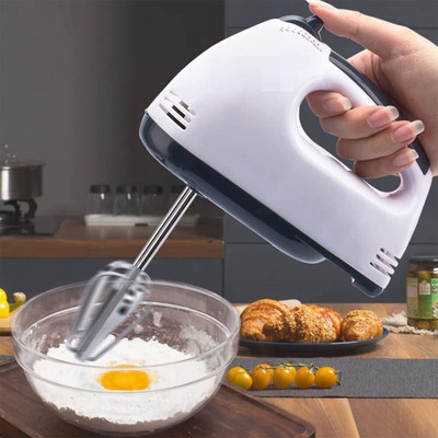 Alevatestore 180 W White Hand Blender(Hand Mixer|Hand Blender with 7 Speed Control & Detachable Stainless-Steel)