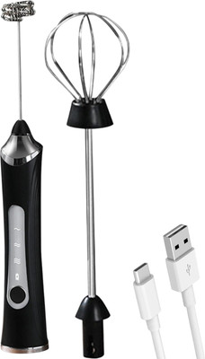 Akari 60 W Black Electric Whisk, Hand Blender(2-in-1 Hand Blender with Whisk & Frother Attachments)