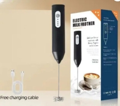 ARJ HUB 50 W White and Black Electric Whisk(Coffee Beater for Coffee Lovers)