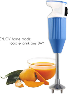 KITKING 350 W Blue Hand Blender(Blue Color Body)