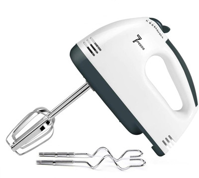 Sarchase 260 W White Hand Blender(7 Speed Electric Hand Blender Egg Beater for Making Cakes, Mixing Eggs)