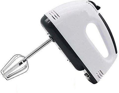 imkat 260 W White Hand Blender(7 Speed Control & Detachable Stainless-Steel Finish Beater & Whisker, Cake Mixer)