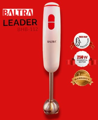 Baltra 250 W White Hand Blender(LEADER BHB-112)