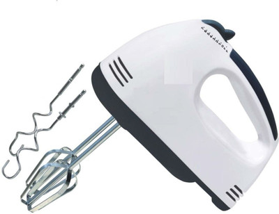 Acuworld 180 W White Hand Blender(Electric 7 Speed Hand Mixer with 4 Pieces Stainless Blender)