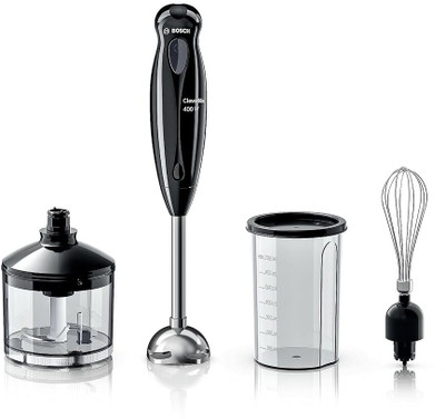 BOSCH 400 W Black Chopper, Electric Whisk, Hand Blender(Hand blender CleverMixx MS1BG1151I 400 W)