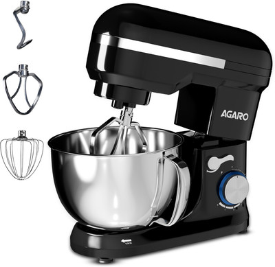 AGARO 1000 W Black Stand Mixer(Royal Stand)