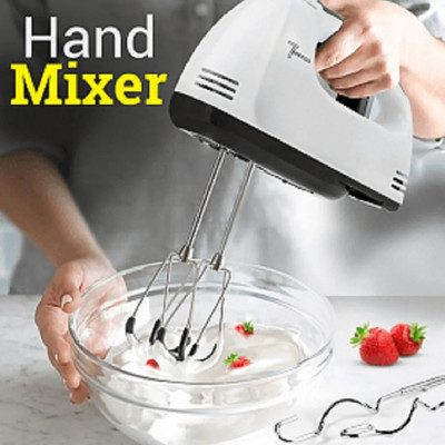 First Dot 180 W White, Black Hand Blender(Hand Mixer for Ice-Cream,Egg Cake/Cream Mix, Egg Bitter,Cake maker,Lassi mixer)