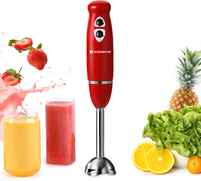 WONDERCHEF 350 W Red Hand Blender(Regalia)