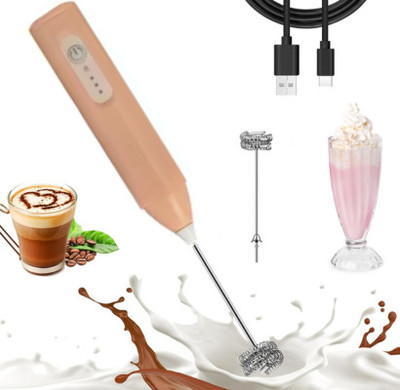 C4CUTE 210 W Sleek Hand Blender Mixer,Coffee blender,Egg Beater,lassi blender,Cappuccino Chopper, Electric Whisk, Hand Blender, Stand Mixer(Rechargeable 3-Speed Milk Frother - Foam Maker for Coffee, Latte & Cappuccino)