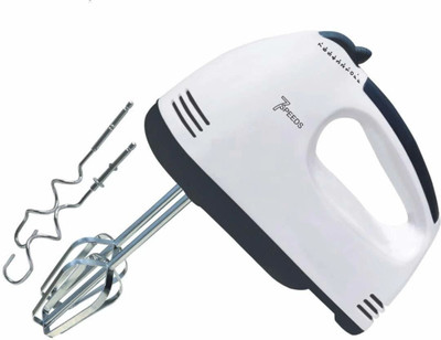 Rich Décor 260 W White Hand Blender, Electric Whisk(7 speed Electric Whisk, Hand mixer, Egg beater 260 W)