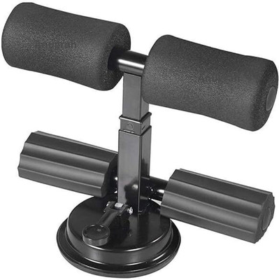 WAIRIT Sit-ups and Push-ups Assistant Device Lose Weight Gym Workout Sit-up Bar W353 Ab Exerciser(Black)