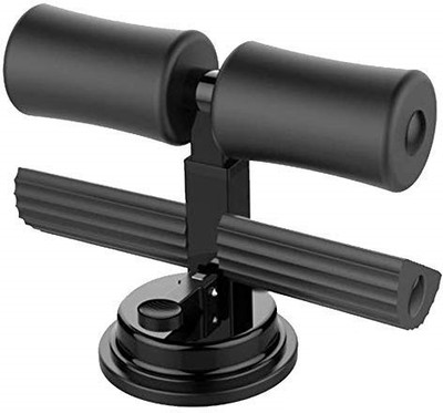 WAIRIT Sit-ups and Push-ups Assistant Device Lose Weight Gym Workout Sit-up Bar W62 Ab Exerciser(Black)