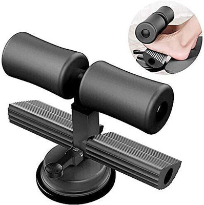 MAITRI ENTERPRISE Portable Double Stand Situp Bar Workout Assistant Leg Support Abdominal Core 311 Ab Exerciser(Black)