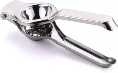 FREAKERS Steel Premium Quality Ergonomic Designed Stainless Lemon Squeezer with Bottle Opener Hand Juicer(Steel)