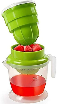 RV SHOPEE HUB Plastic Hand Juicer Nano Fruit Juicer for Orange & Grapes 2 in 1 Manual Hand Juicer Hand Juicer(Multicolor)