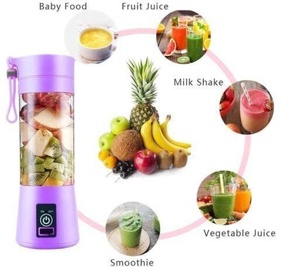 Udghosh Creation Heavy Portable 6 Blade Juicer Blender with built-in Jar Juicer Mixer Bottle 2025 220 W Juicer(Heavy Portable 6 Blade Juicer Blender with built-in Jar Juicer Mixer Bottle | 1 Jar | Multicolor)