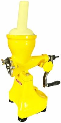 Jagjeet Aluminium 16 No Deluxe Hand Juicer Machine, Pack of 1, Made in India Hand Juicer Hand Juicer(Yellow)