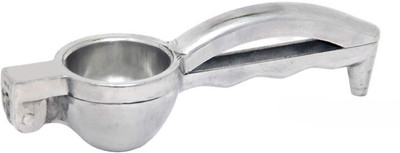 DIAMOND STEEL Aluminium Lemon Squeezer Steel Polish| Manual Citrus Press Juicer and Lime Squeezer Hand Juicer(Silver)