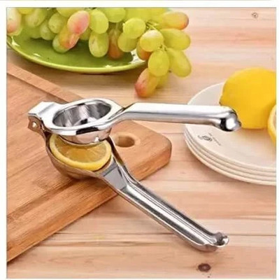 LSARI Steel Stee Lemon Squeezer | Solid Manual Juicer Machine Stainless Steel Heavy Duty Hand Juicer(Silver)