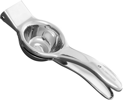 CLASSY TOUCH Steel Classy Touch 2 in 1 Manual Stainless Steel Lemon Squeezer/Juice Extractor Hand Juicer(Silver)