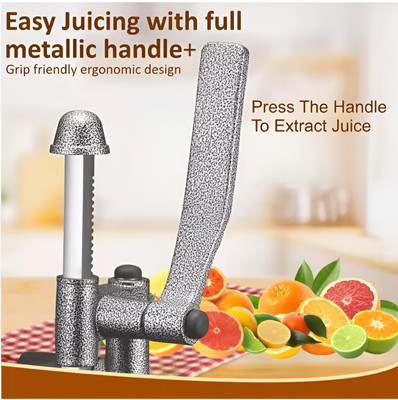 NEEDX Aluminium Manual Juice Maker Hand Juicer(Grey)