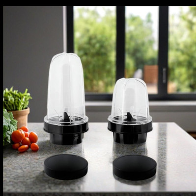 ALTRR Bullet Jars for Juicer Mixer Grinder | 530ml + 350ml | Unbreakable Mixer Juicer Jar(900 ml)