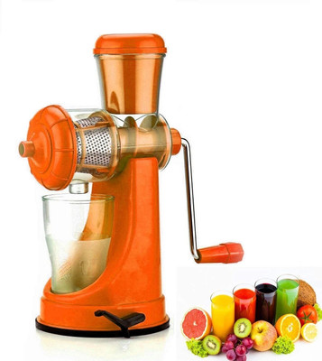 SEQUENCE Plastic Fruit Juicer Hand Juicer(Orange)