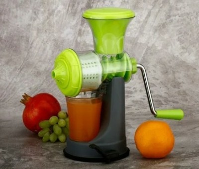 OVIKING Plastic, Glass, Steel Hand Juicer PLastic for Fruits and Vegtables with Steel Handles Hand Juicer(Green, Blue)