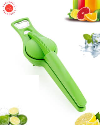 EagleWell Plastic Plastic 2 in 1 lemon juicer squeezer Hand Juicer Hand Juicer(Green)