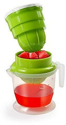 Hellyz Plastic 2 in 1 Hand Press Manual Juicer Hand Juicer(Multicolor)