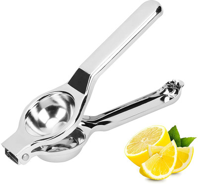 BHAI CHARA Steel Lemon Squeezer with Built-In Bottle Opener-Durable & Dual Function Kitchen Tool Hand Juicer(Steel)