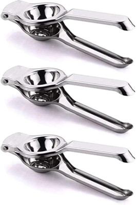 JISUN Steel Stainless Steel Lemon Squeezer / Hand Juicer (Pack of 3) Hand Juicer(Silver)