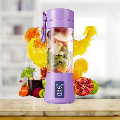 GUGGU Plastic Electric Fruit Juicer, USB Rechargeable, Mini Juicer Grinder For shake/JuiceC165 Hand Juicer(Multicolor)