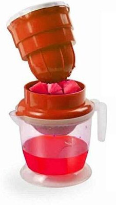 ActrovaX Plastic 2 in 1 Orange lemon Grape Hand Press Manual Juicer-he Hand Juicer(Multicolor)