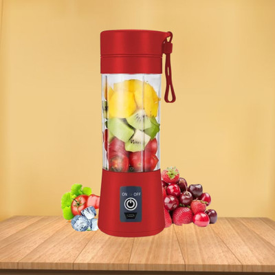 ROAR Plastic Electric Fruit Juicer, USB Rechargeable, Mini Juicer Grinder For shake/JuiceA355 Hand Juicer(Multicolor)