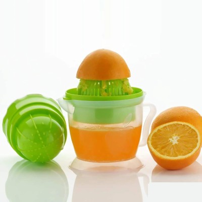 Jubend Plastic Plastic Fruits and Vegetables Fruit Juicer Juice Maker Machine Hand Multicolor Hand Juicer(Multicolor)