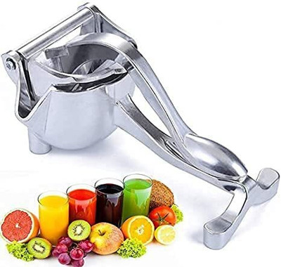 FIVANIO Aluminium Manual Press Hand Fruit Juicer with Removable Strainer Heavy Duty Aluminum Build Hand Juicer(Multicolor)