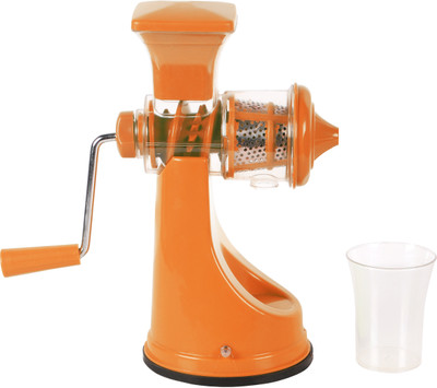 Saule Plastic Large Manual Hand Juicer For Kitchen juice mixer Hand Press machine Hand Juicer(Orange)