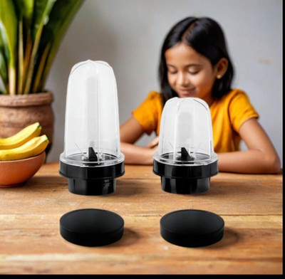 ALTRR Bullet Jar Combo 550ml 350ml | Mixer Grinder Jar Replacement Set Mixer Juicer Jar(900 ml)