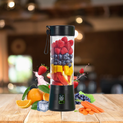 SACRO Plastic Electric Fruit Juicer, USB Rechargeable, Mini Juicer Grinder For shake/JuiceA100 Hand Juicer(Multicolor)