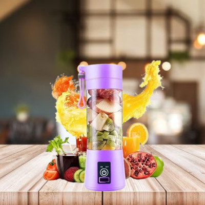GUGGU Plastic Mini Juicer Blender (USB Rechargeable Juicer)For Juices/Shake, Personal SizeE305 Hand Juicer(Multicolor)