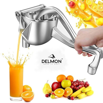 DELMON Aluminium ALUMINIUM JUISER Hand Juicer(Silver)