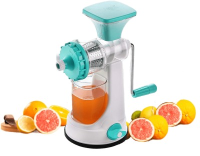BLLUEX Plastic Manual Steel Handle Hand Juicer Mixer Blender Juice Maker Machine for Home, Hand Juicer(Multicolor)