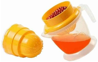 ActrovaX Plastic Nano Fruit Juicer - 2 in 1 Hand Press Small Juicer-jh Hand Juicer(Multicolor)
