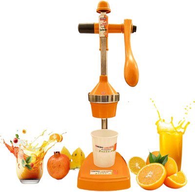 BERG Aluminium Hand Press Citrus Fruit Juicer, Manual Hand Press Juicer Hand Juicer(Orange)