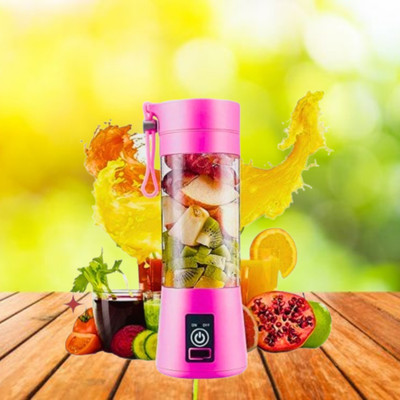 GUGGU Plastic Mini Juicer Blender (USB Rechargeable Juicer)For Juices/Shake, Personal SizeE409 Hand Juicer(Multicolor)