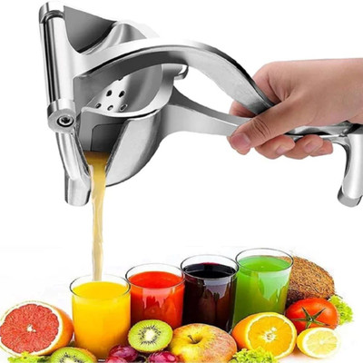 Zovilstore Aluminium Orange/Citrus Fruit Hand Juicer(Silver)