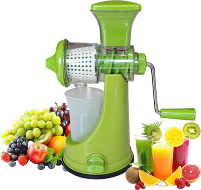 NETMAX Plastic ® Deluxe Manual Fruit & Vegetable Hand Juicer(Green, White)