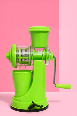 raj enterprises Plastic Hand Juicer(Green)